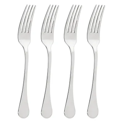 Gibson Home Manchester 4 Piece Stainless Steel Dinner Fork Set