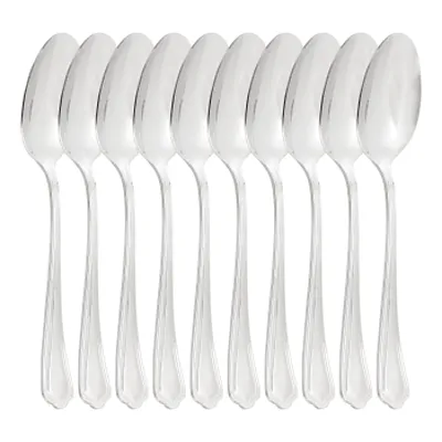 Gibson Home Hillside Daisies 10 Piece Stainless Steel Dinner Spoon Set