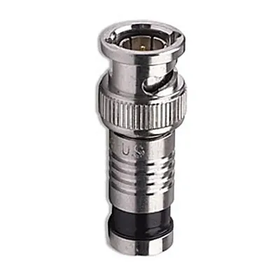 Cmple Platinum Tools Bnc Rg6 Connector, Nickel Pl, Jar Of 40 149