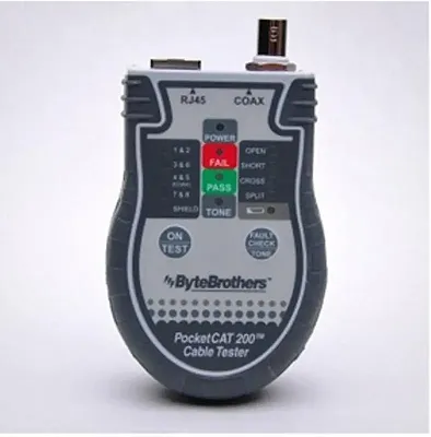 Cmple Byte Brothers Ctx200P Pocket Cat Cable Tester With Probe 1