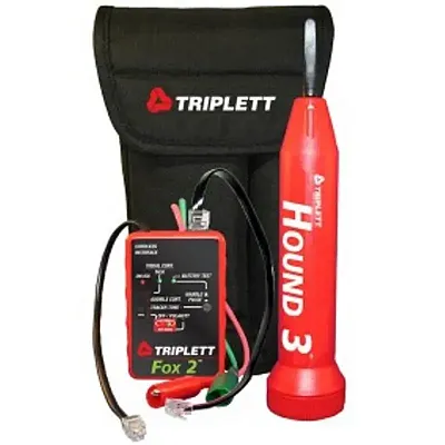 Cmple Triplett 3399 Fox 2 And Hound 3 Probe Kit W/ Carrying Case