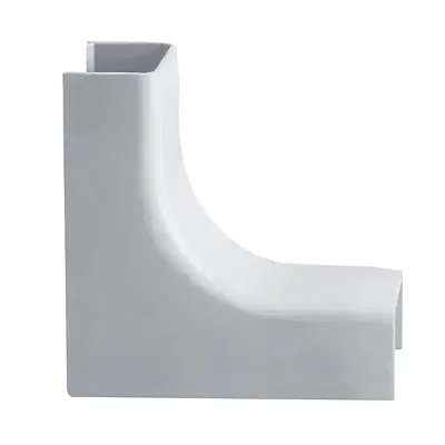 Cmple Wire Trak Inside Corner For Raceway Pvc White, 1 1/2Inch W