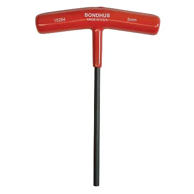 Bondhus Metric Hex T-Handle Wrench: 5Mm X 6" Length