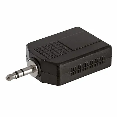 Cmple 154-N 3.5mm Stereo Plug to 2x6.35mm Mono Jack Adapter