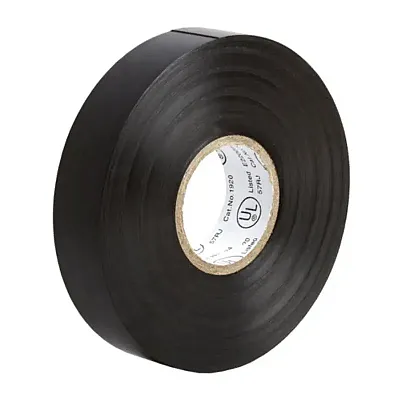Cmple 156-N Black PVC Electrical Tape - 100ft. Roll - 3/4&quot; Wide