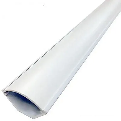 Cmple Corner Duct Raceway 2-3/16&quot; - 6Ft Fe0201150Cd-W - White 15