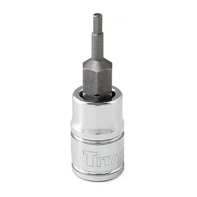 Titan 5/64&quot; Hex Bit Socket With 1/4&quot; Drive