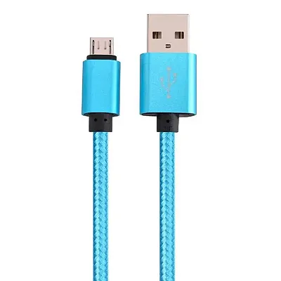 Cmple Micro Usb To Usb Braided Data Charging Cable - 3 Feet, Neo
