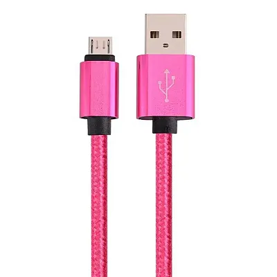 Cmple Micro Usb To Usb Braided Data Charging Cable - 6 Feet, Neo