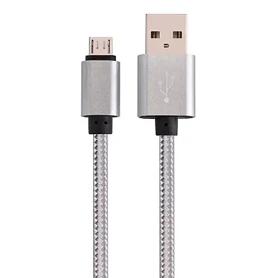 Cmple Micro Usb To Usb Braided Data Charging Cable - 6 Feet, Spa