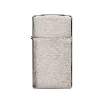 Zippo  1600  Windproof Lighter Slim Brushed Chrome