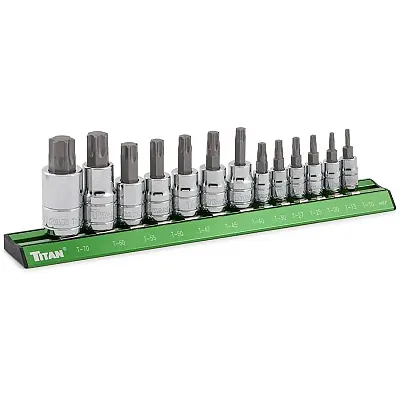 Titan Torx Bit Socket Set (13 Piece Set)