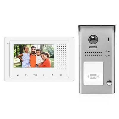Cmple Video Intercom Entry System Dk43321S/Id - 1 Apartment Audio/Video Kit With