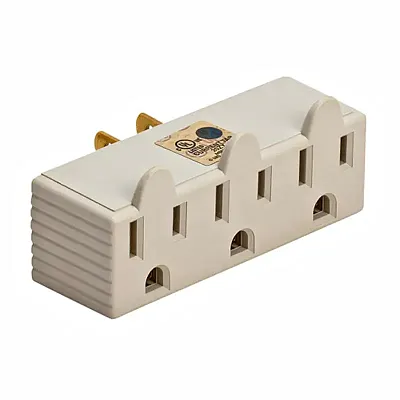 Cmple 180-N 3-Outlet Wall Adapter