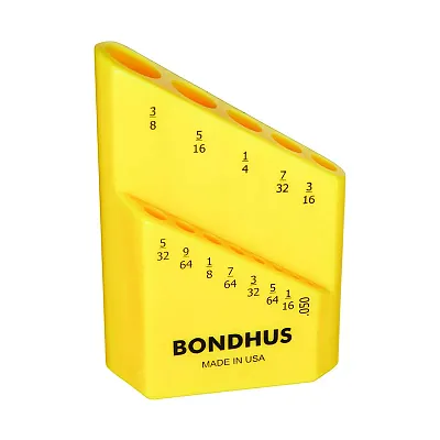 Bondhus Sae Replacement Hex Key Case - 0.050 To 3/8" (Holds 13 Tools)