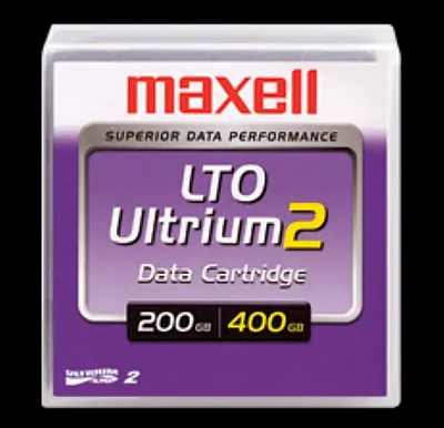 Maxell 183850 LTO Ultrium-2 200/400GB Tape Cartridge