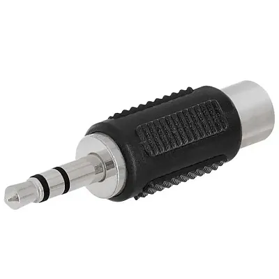 Cmple 3.5Mm Stereo Plug To Rca Jack Adapter 198-N