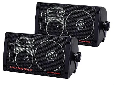 Box Speaker Pyramid 3-Way 100 Watt Bass Reflex