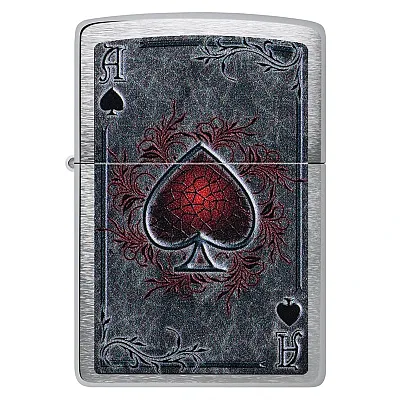 Zippo Ace Of Spades - Antiqued Ace Design