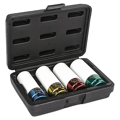 Titan Tool 4 Pc 1/2 In Drive Non-Marring Lug Nut Socket