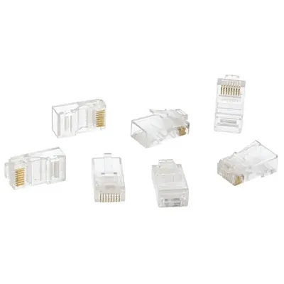 Cmple 212-N Cat6 MODULAR PLUGS RJ45 Solid 100 PACK