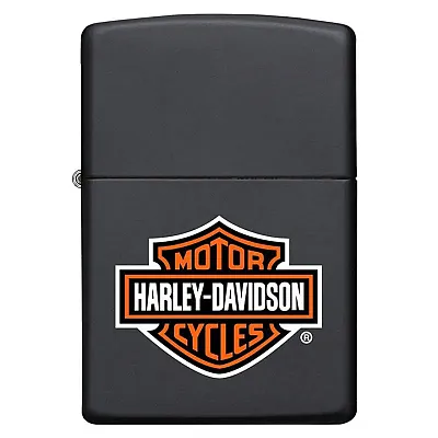 Zippo Windproof Lighter Harley-Davidson?? Design Black