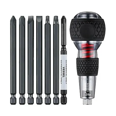 Vessel Impact & Out Screwdriver (7 Piece Bit Set)