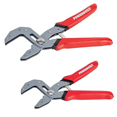 Powerbuilt Self-Adjusting Power Grip Pliers Set (2 Piece)