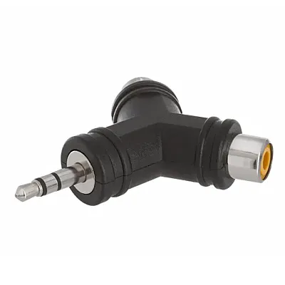 Cmple 242-N 3.5mm Stereo Plug to 2xRCA Jack Adapter