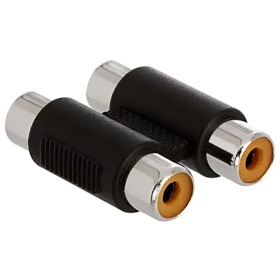 Cmple 250-N 2-RCA Jacks to 2-RCA Jacks Coupler