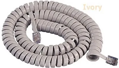Gcha444025-Fiv 25&#039; Ivory Handset Cord