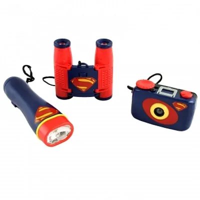 Super Man: Man of Steel Batman 3-Piece Adventure Kit with Camera, Flashlight, an
