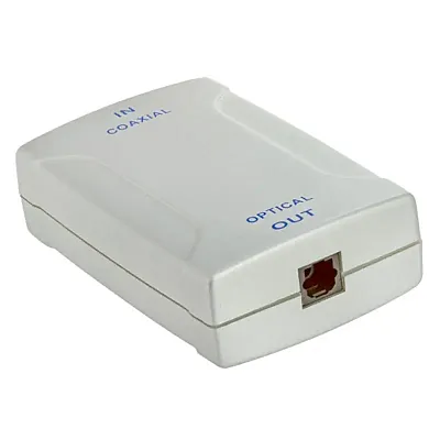 Cmple 265-N Optical Toslink Jack to Coaxial RCA Jack Digital Aud