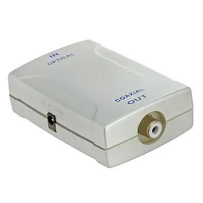 Cmple 266-N Optical Toslink Jack to Coaxial RCA Jack Digital Aud