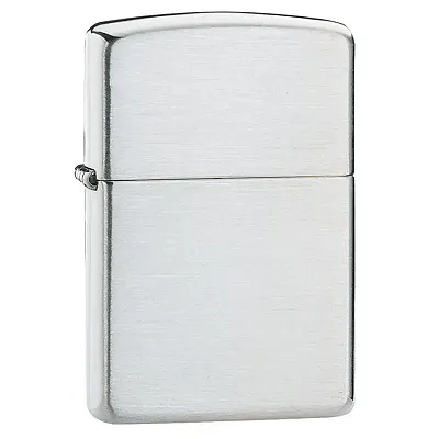 Zippo Windproof Lighter Armor?? Brushed Sterling Silver