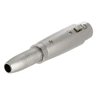 Cmple 276-N 3P XLR JAck to 6.35mm Stereo Jack Adapter