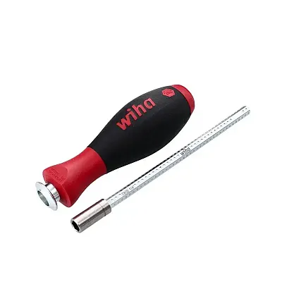Wiha Softfinish Drive-Loc Vi Handle With 1/4&quot; Bit Adapter