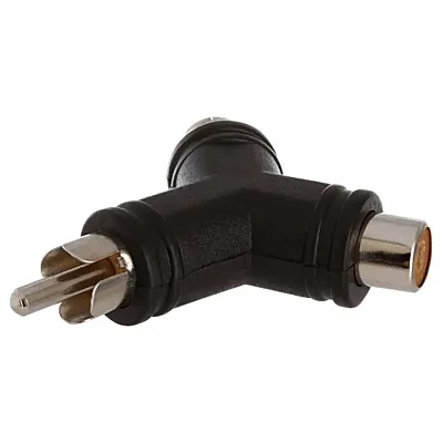 Cmple 287-N RCA Plug to 2xRCA Jack Adapter