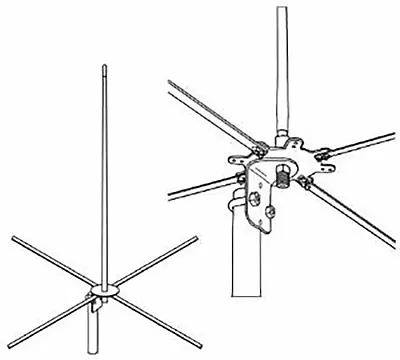Firestik 4&#039; (122Cm) 2-Meter Mobile Base Antenna