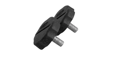 6Mm Sidescrewspairplastic Knob Long 300466
