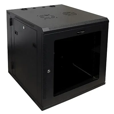 Cmple Wavenet - 12U Server Wall Mount Cabinet, 24-Inch Depth, Swing-Out Network 