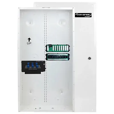 Cmple Wavenet 28 Structured Wiring Enclosure Combo Kit With Three Modules: 8Port