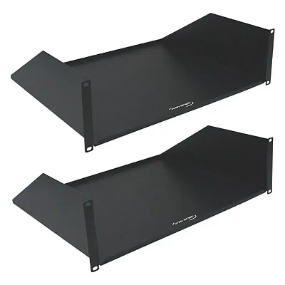 Cmple Wavenet 19Inch Wide 3U Cantilever Rack Mount Shelf, Weight Capacity 50Lb, 