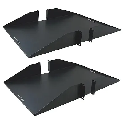 Cmple Wavenet 19Inch Wide Double???sided 2U Cantilever Shelf, Rack Mount, Weight