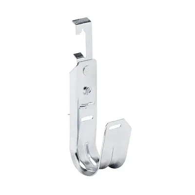 Cmple Wavenet 1-5/16Inch Universal Batwing J-Hooks, Galvanized Steel, For Cable 