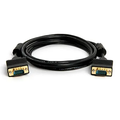 Cmple 310-N SVGA Super VGA M/M Monitor Cable w/ ferrites (Gold P