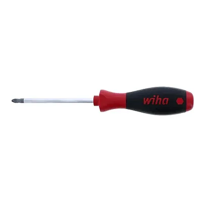 Wiha Softfinish Cushion Grip Pozidriv Screwdriver Pz #2 X 100Mm