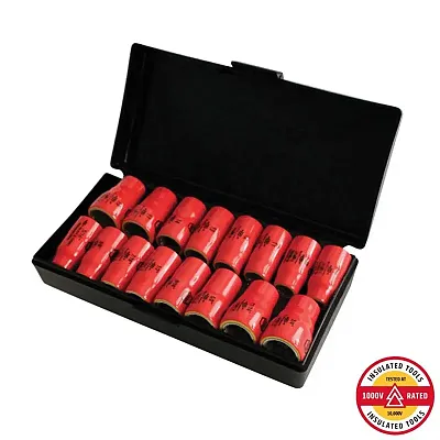 Wiha Sae/Metric 3/8&quot; Drive Insulated Socket Set - 16 Piece Set