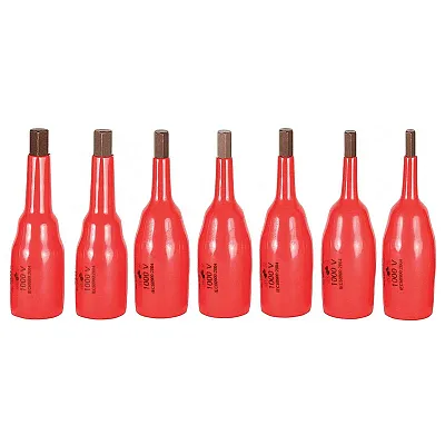 Wiha Insulated Hex Socket Set 3/8&quot; Drive - Sae (7 Piece)