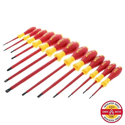 Wiha Insulated Cushioned Grip Slotted/Phillips Screwdrivers - 13 Piece Set